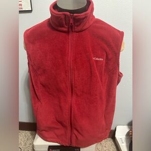 Columbia Crimson Men’s 3X Full ZIP Fleece Vest
